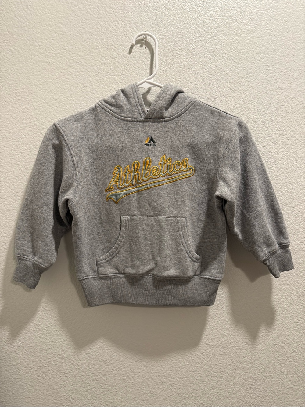 Majestic Athletic Kids' Gray Hoodie Sweatshirt